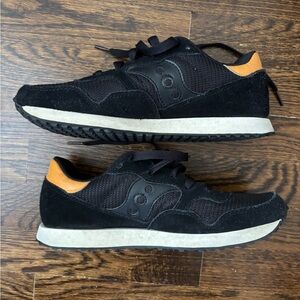 Saucony Black and Tan Athletic Shoes